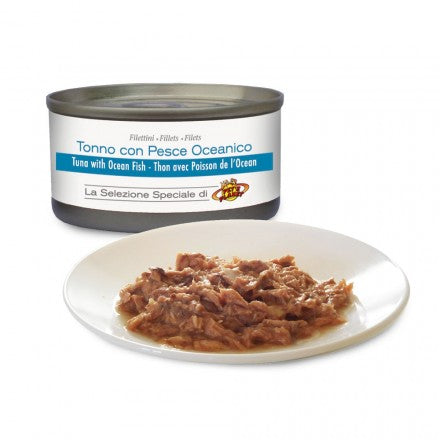 Filets de THON au naturel avec POISSON DE L'OCEAN pour chats, 85 g