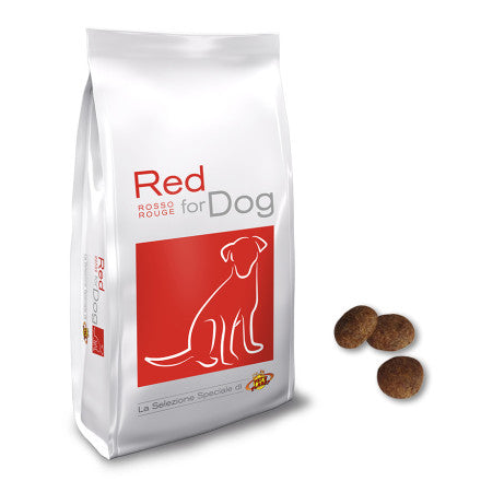 RED for DOG 4 kg, Aliment complet « Sensitive » pour chiots de moyennes et grandes races et chiens adultes